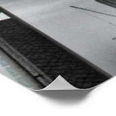 ブルジュ・ハリファで雨の日 ポスター (角)