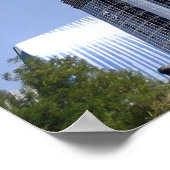 ブルジュ・ハリファの壁画にクイックなキリン ポスター (角)