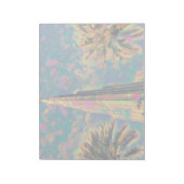 ブルジュ・ハリファ絵画ス ノートパッド (回転)