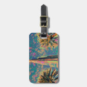 ブルジュ・ハリファ絵画ス ラゲッジタグ (正面縦)