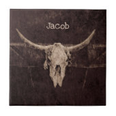 ブルスカルウエスタンカントリーブラウンベージュオ素朴ールド タイル (正面)