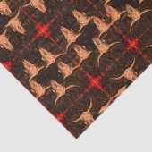 ブルスカルウエスタンカントリーブラウンレッド素朴 薄葉紙 (詳細)