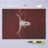 ブルスカルウエスタンカントリーブルゴーニュレッドオール素朴ド 薄葉紙 (クラフト)