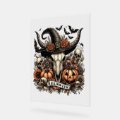 ブルスカルハロウィンカウズ アクリルサイン (傾斜)