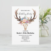 ブルスカルフラワーボヘミア誕生日 招待状 (スタンド正面)