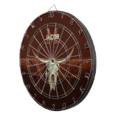 ブルスカルブラウンカントリーウェス素朴タンモノグラム ダーツボード (正面右)