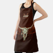 ブルスカルブラウンカントリーモノグラムウェス素朴タン エプロン (インサイチュ)
