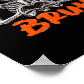 ブルスケルトハンドハートハロウィーンコスチュームメンズCl ポスター (角)