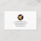 ブルスタイリッシューグローブ物流輸送路 名刺 (裏面)