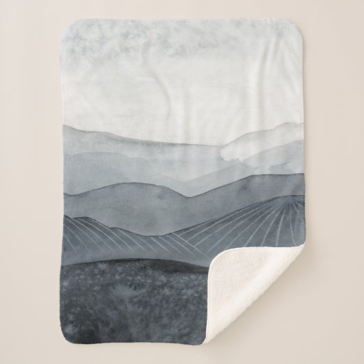 ブルスターリンググレーバレー シェルパブランケット (正面)