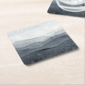 ブルスターリンググレーバレー スクエアペーパーコースター (アングル)