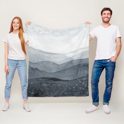 ブルスターリンググレーバレー フリースブランケット (インサイチュ)