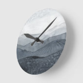 ブルスターリンググレーバレー ラウンド壁時計 (傾斜)