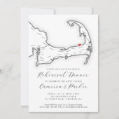 ブルスターMAのカジュアルリハ結婚ーサルディナー 招待状 (正面)