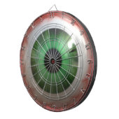 ブルズアイおもしろい、フリーキー・グリーン眼球ダーツボード ダーツボード (正面右)