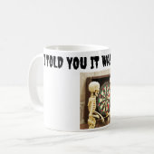 ブルズアイだと言っただろう コーヒーマグカップ (正面左)