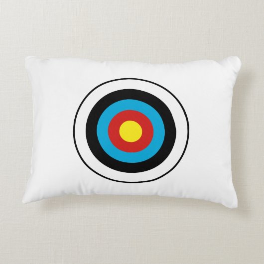 ブルズアイ目標デザイン アクセントクッション (裏面)