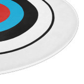 ブルズアイ目標デザイン カッティングボード (角)