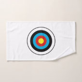 ブルズアイ目標デザイン バスタオルセット (ハンドタオル)