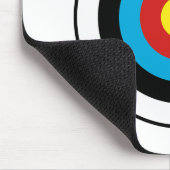 ブルズアイ目標デザイン マウスパッド (コーナー)