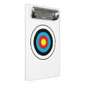 ブルズアイ目標デザイン ミニクリップボード (アングル)