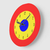 ブルズアイ目標 ラージ壁時計 (傾斜)