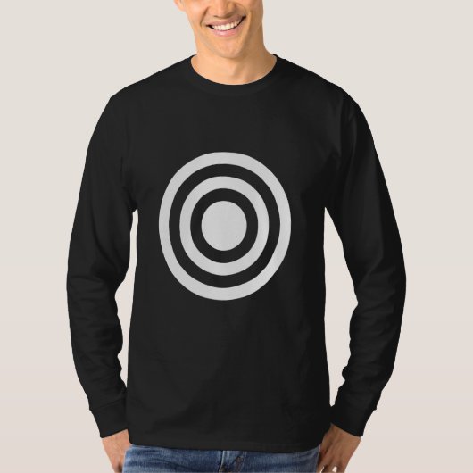 ブルズアイ記号 Tシャツ (正面)