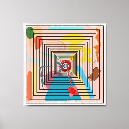 ブルズアイ キャンバスプリント (正面)