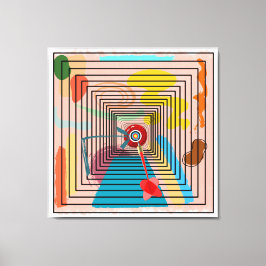 ブルズアイ キャンバスプリント