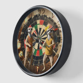 ブルズアイ・バロウ：メルカット・ダーツ・リーグ、 壁時計 (傾斜)