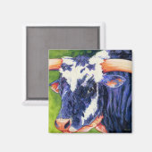 ブルズアイ – ロデオブルマグネット マグネット (正面/裏面)