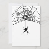 ブルズ&ボスハロウィンアダルト誕生日スカルビール 招待状 (裏面)