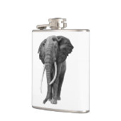 ブルゾウ – スケッチ(鉛筆) フラスク (左)