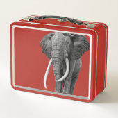 ブルゾウ – スケッチ（鉛筆） メタルランチボックス (裏面)