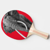 ブルゾウ – スケッチ（鉛筆） 卓球ラケット (横)