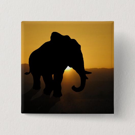 ブルゾウ 缶バッジ (正面)