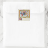 ブルターニュのアンヌの紋章1515 スクエアシール (バッグ)