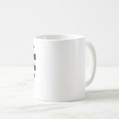 ブルターニュの旗のハート コーヒーマグカップ (正面右)