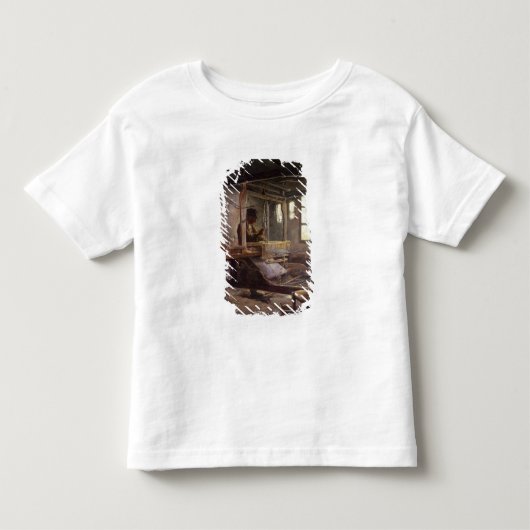 ブルターニュの織工1888年 トドラーTシャツ (正面)