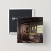 ブルターニュの織工1888年 缶バッジ (正面&裏面)