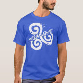 ブルターニュブリタニトリスケレトリスケリオンセロティックデザイン Tシャツ (正面)