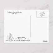 ブルターニュ級戦艦1913年建造 ポストカード (裏面)