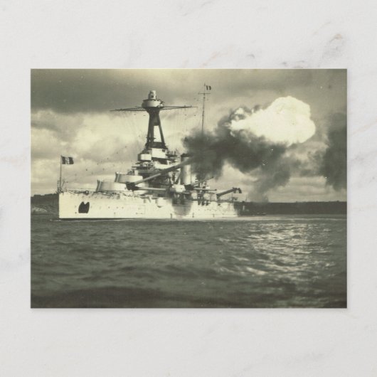 ブルターニュ級戦艦1913年建造 ポストカード (正面)