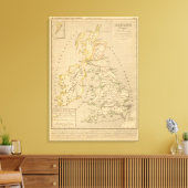 ブルターニュ・ロメイン州の敬語 キャンバスプリント (インサイチュ (リビング))