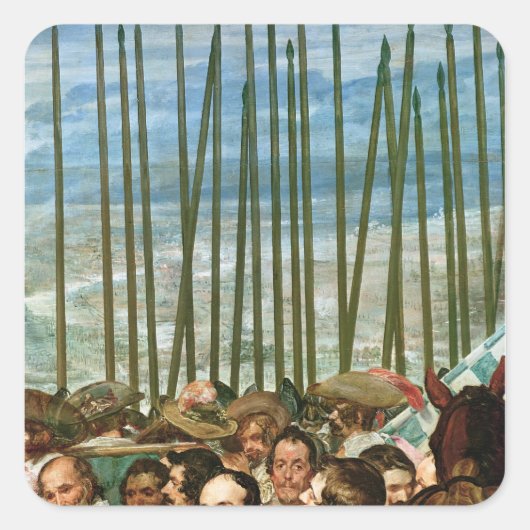 ブルダの降伏，兵士の詳細 スクエアシール (正面)