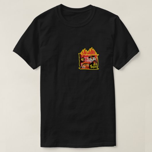 「ブルダック3Xラーメンエピケオプーレットチョー」パーMatc Tシャツ (デザイン正面)