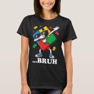 ブルダビングパズルおもしろいキッズボーイズメンズオティズム Tシャツ