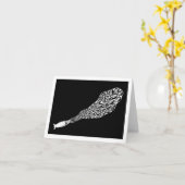 ブルッキングイカ カード (黄色い花)