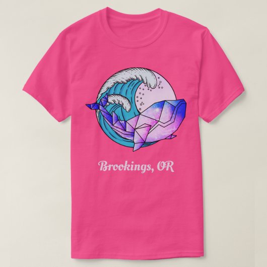 ブルッキン日本のグ絵を描または幾何学的Orcaキラー Tシャツ (デザイン正面)