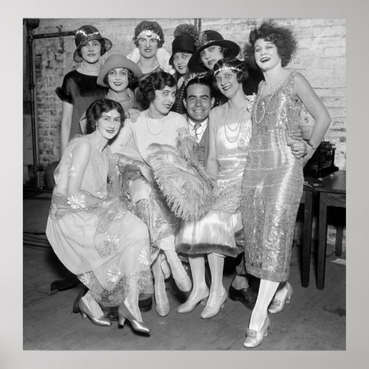 ブルックのジョンズとアンクル・サムのフォリー： 1924 ポスター (正面)